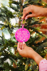 Furbish Needlepoint Ornament | 3.5"