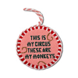 Furbish Needlepoint Ornament | 3.5"