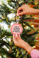 Furbish Needlepoint Ornament | 3.5"