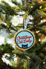 Furbish Needlepoint Ornament | 3.5"