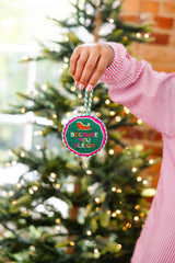 Furbish Needlepoint Ornament | 3.5"