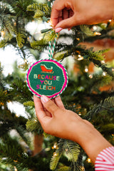 Furbish Needlepoint Ornament | 3.5"