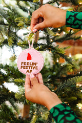 Furbish Needlepoint Ornament | 3.5"