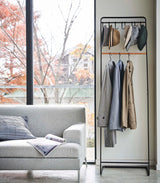 Yamazaki Coat Rack with Hat Storage | Steel + Wood