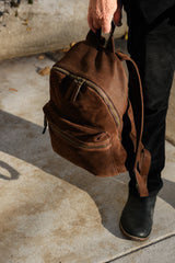 Moore & Giles | Reclaimed Backpack | Griffin Chocolate
