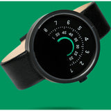 Anicorn Series 000 Watch | Sapphire Glass, Genuine Leather Strap | Green