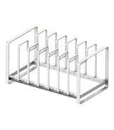 Yamazaki Adjustable Pot Lid and Frying Pan Organizer | Steel