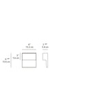 Artemide PIANO WALL DIRECT LED 6W 90CRI DIM 2-WIRE Light