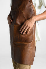 Moore & Giles | Reclaimed Apron V2 | Heirloom Oak | Brown Strap