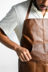 Moore & Giles | Reclaimed Apron V2 | Heirloom Oak | Brown Strap