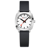 Mondaine SBB Petite Cushion Square Watch | 31mm | White Dial