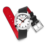 Mondaine SBB Petite Cushion Square Watch | 31mm | White Dial