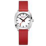 Mondaine SBB Petite Cushion Square Watch | 31mm | White Dial