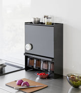 Yamazaki Concealable Spice Rack | Steel