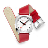 Mondaine SBB Petite Cushion Square Watch | 31mm | White Dial