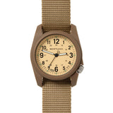 Bertucci | DX3 Field Watch | White/Patrol Khaki Dial