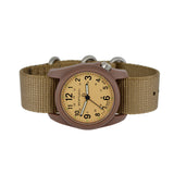 Bertucci | DX3 Field Watch | White/Patrol Khaki Dial