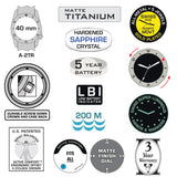 Bertucci A-2TR Field Pro Watch – Black Dial