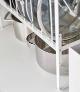 Yamazaki Adjustable Pots and Pans Organizer | Steel