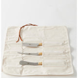 Coltellerie Berti Set of 3 Cheese Knives | fabric roll included