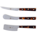 Coltellerie Berti Set of 3 Cheese Knives | fabric roll included