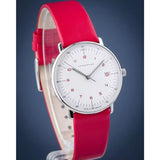 Junghans max bill Damen Watch | Stainless Steel | White | Red