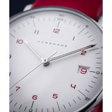 Junghans max bill Damen Watch | Stainless Steel | White | Red