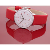 Junghans max bill Damen Watch | Stainless Steel | White | Red