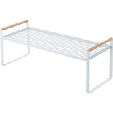 Yamazaki Tosca Wired Organizer Rack | Steel + Wood