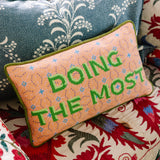 Furbish Needlepoint Pillow | 9"x15"