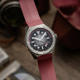 BOLDR Odyssey Crimson Titanium Dive Watch | Swiss Automatic Movement