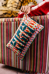 Furbish Needlepoint Pillow | 9"x15"