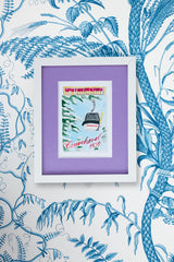 Furbish Courchevel Matchbook Art Print