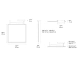Artemide DISCOVERY SPACE 90X90 SUSP LED 34W 30K 90CRI DIM 2-WIRE/0-10V UNV ALU Light