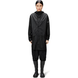 Rains Waterproof Long Jacket W3 | Black