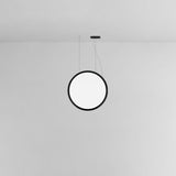 Artemide DISCOVERY VERT 100 SUSP LED 60W 30K 90CRI DIM 2-WIRE/0-10V BLACK EXT 19FT Light