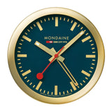 Mondaine Table Clock | 125mm, Deep Ocean Blue