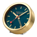 Mondaine Table Clock | 125mm, Deep Ocean Blue