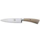 Coltellerie Berti Insieme Utility Knife | 6" anchored tang blade Ox Horn