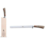 Coltellerie Berti Insieme Ham/Prosciutto Slicer | 10" anchored tang blade Ox Horn