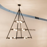 Artemide EL PORIS 120 SUSP MAX 12X15W E26 BLACK Light
