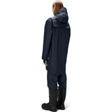 Rains Waterproof Long Jacket W3 | Navy