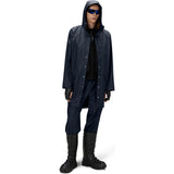 Rains Waterproof Long Jacket W3 | Navy