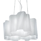 Artemide Logico Micro Suspension Triple Nested Max Ceiling Light | 3X60W E12 120V EXT 15FT Grey/White