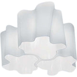 Artemide Logico Micro Triple Nested Max Ceiling Light | 3X60W E12 120V Grey/White