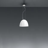 Artemide NUR GLOSS MINI SUSP MAX 100W E26 WHITE 120V UL EXT 15FT Light