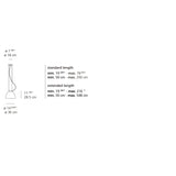 Artemide NUR GLOSS MINI SUSP MAX 100W E26 WHITE 120V UL EXT 15FT Light