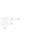 Artemide TALO MINI 21(9IN) WALL LED 20W DIM 0-10V Light