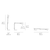 Artemide TOLOMEO MINI LED 10W 30K MP-MV ALUM W/MOTION SENSOR & BASE Light