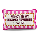 Furbish Fancy Needlepoint Pillow